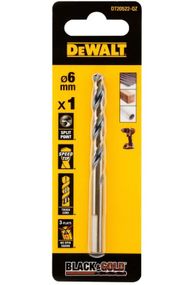 Свердло по металу DeWalt BLACK & GOLD HSS-G 6 мм (DT20522)