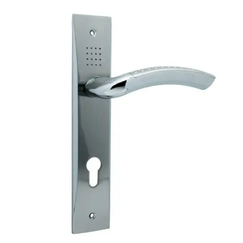 Ручка дверна на планці (міжцентр 85мм) BARY AL SN/CP KEDR