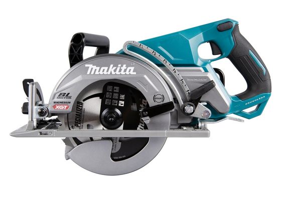 Пила дисковая ручная аккумуляторная Makita RS001GM101 (185 мм, 6400 мин-1, 65 мм, BL, XGT) | Зображення 1