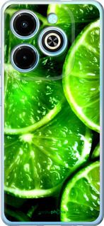 Чохол на Infinix Hot 40i Зелені часточки лимона "852u-3504-2448"
