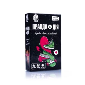 Карточная игра "Правда или действие" VT5903-02, 50 карточек, игральный кубик