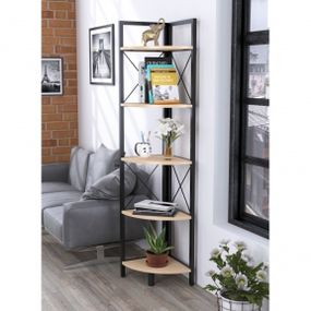 Стеллаж офисный угловой Loft Design L-175  L-175 дуб борас