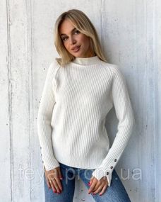 Свитер цвет молочный размеры S, M FI_009368