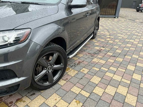 Бокові пороги Fullmond (2 шт., алюміній) для Ауди Q7 2005-2015 рр | Зображення 4