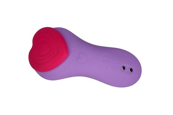 Вибратор в трусики FairyGasm HeartGem violet, на магните, пульт ДУ Sex Aura | Зображення 3