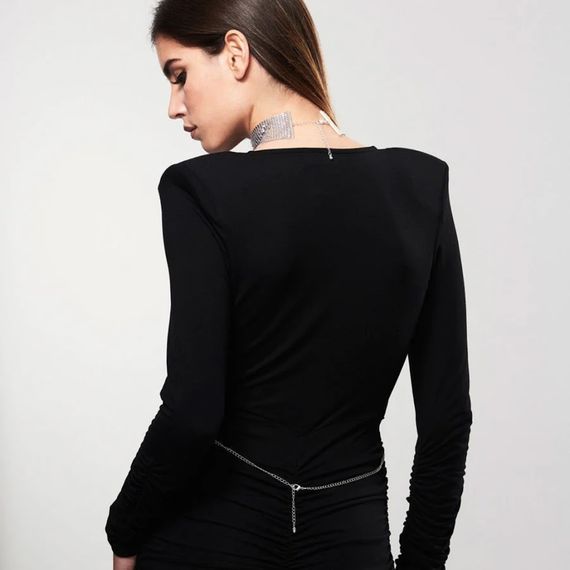 Прикраса Bijoux Indiscrets Desir Metallique Collar - Silver | Зображення 2