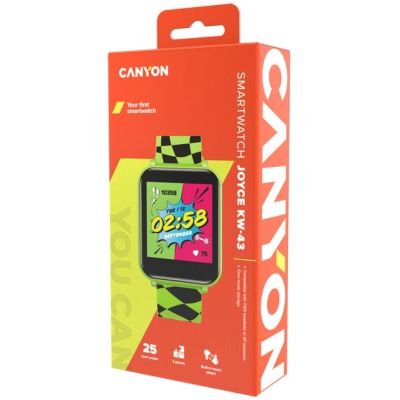 Смарт-годинник Canyon Joyce KW-43 DUAL BT Music Green (CNE-KW43YB) | Зображення 1