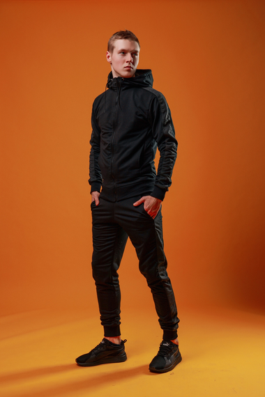 Костюм змійка чорно-антрацит S M