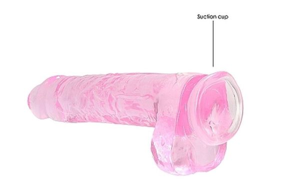 Фалоімітатор - Realrock Dildo 9" Pink Sex Aura | Зображення 2