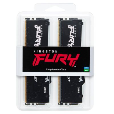 Модуль памяти для компьютера DDR5 32GB (2x16GB) 5600 MHz FURY Beast RGB Kingston Fury (ex.HyperX) (KF556C40BBAK2-32) | Зображення 3