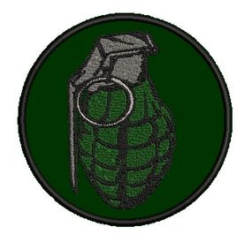 Шеврон граната (Вариант №2)