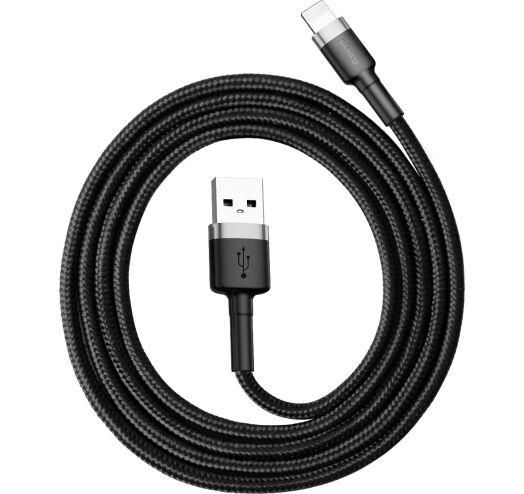 Кабель Baseus Cafule USB Cable for Lightning 2.4 A 1 м Black (CALKLF-AG1)