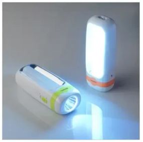 Стильный фонарь-лампа 2в1 аккумуляторный 1200mAh, с боковым светом, FA-7677 / Мощный переносной фонарик