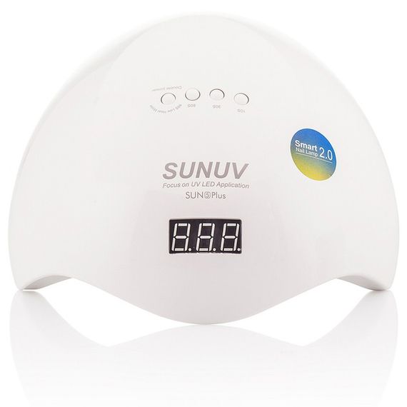 Лампа SUNUV SUN 5 PLUS 48W WHITE UV/LED для полімеризації, Професійна лампа для нігтів з таймером | Зображення 2