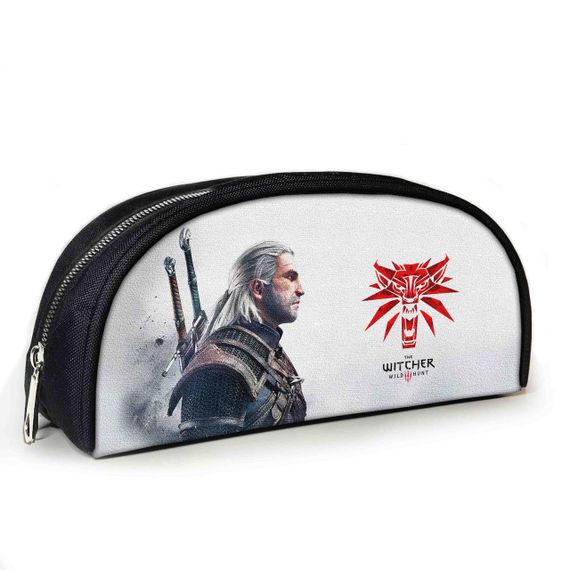 Пенал школьный с принтом Ведьмак 23х10х8 см с принтом для мальчика (3853)