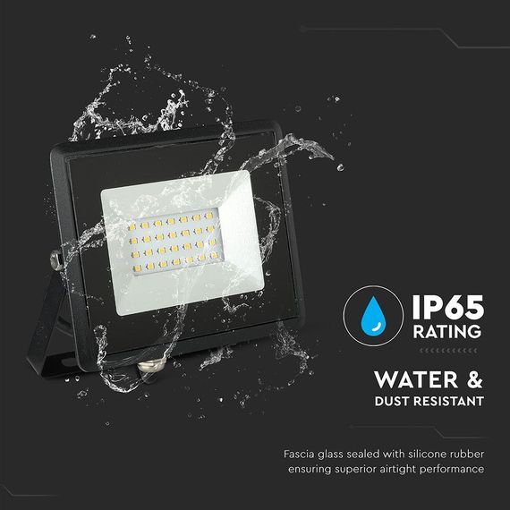 Прожектор уличный LED V-TAC, 20W, SKU-5947, E-series, черный (3800157625401) | Зображення 8
