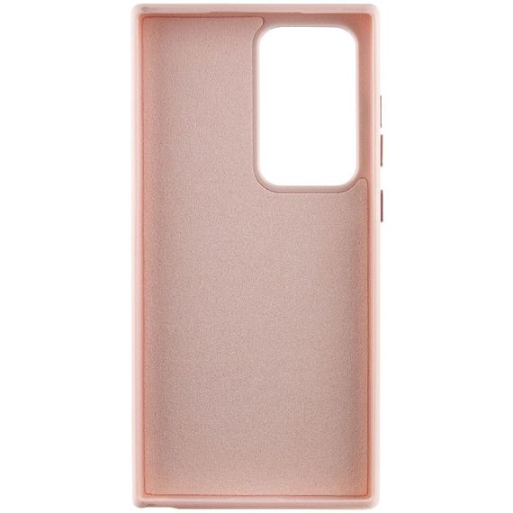 Кожаный чехол Bonbon Leather Metal Style для Samsung Galaxy S23 Ultra Розовый / Light pink | Зображення 2