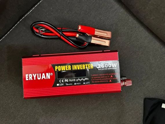Перетворювач напруги 2600W 12V у 220V з чистою синусоїдою та LCD-дисплеєм • Інвертор для акумулятора, дому, авто та резервного живлення | Зображення 5