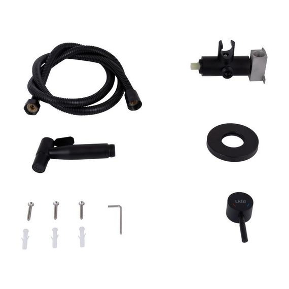 Набір для гігієнічного душу Lidz Aria 111 Black LDARI111BLA46107 округлий | Зображення 5