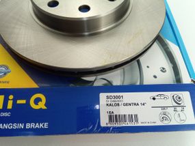 Диск гальмівний Aveo 13", Hi-Q (SD3001) 1 шт (96574633)
