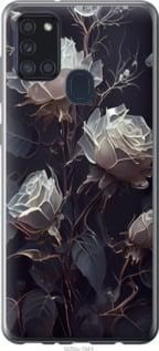 Чехол на Samsung Galaxy A21s A217F Розы 2 из силикона FCh_019343