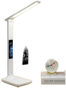 Настільна LED-лампа з годинником та акумулятором XPRO 868S (45182-868S_300)