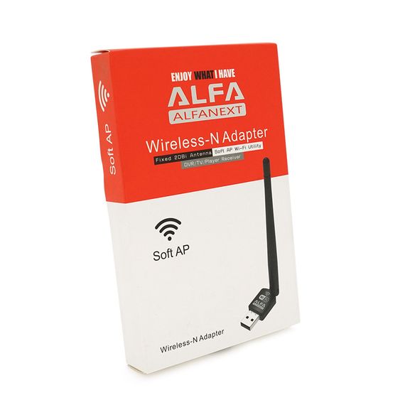 Бездротовий мережевий адаптер з антеною 10см Wi-Fi-USB LV-UW11 -2DB 7601, 802.11bgn, 150MB, 2.4 GHz, WIN7 / XP / Vista / 2K / MAC | Зображення 1