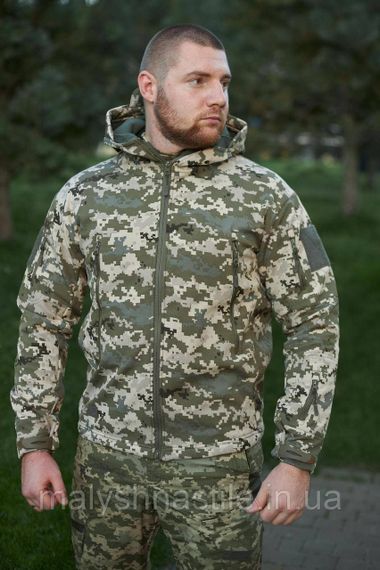 Куртка Soft Shell Tactical піксель ЗСУ | Зображення 1