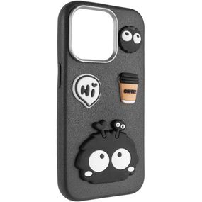 Чехол TPU Leather Toys для Apple iPhone 11 Pro Max (6.5") Monster / Black