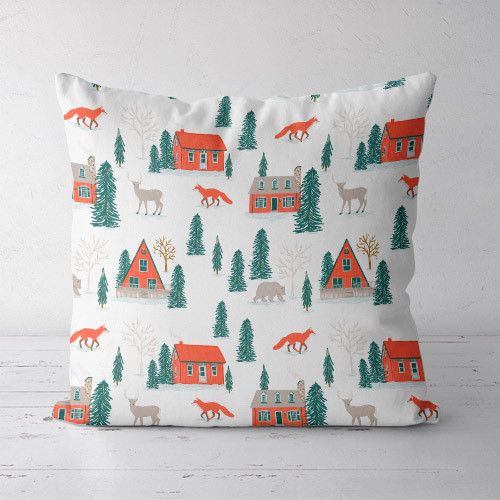 Подушка декоративная Soft Зима 45x45 см (45PST_23NG017)