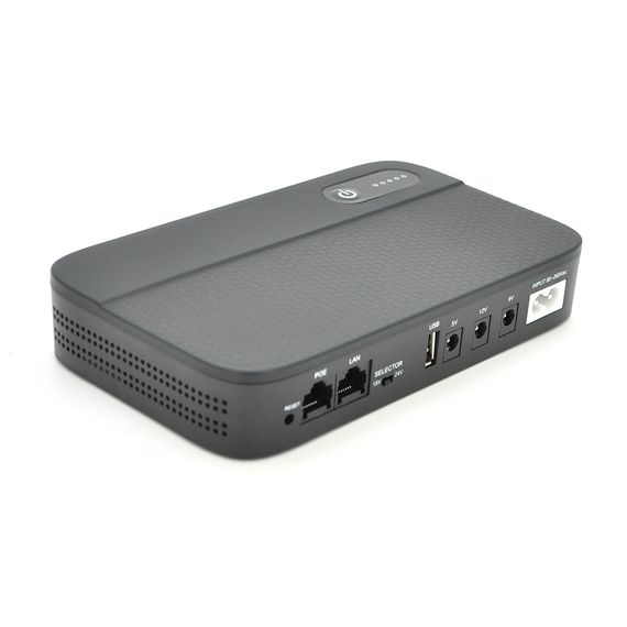 ИБП UPS-18W DC1018P для роутеров/коммутаторов/PON/POE-430.5//9/12V, 1A, Black