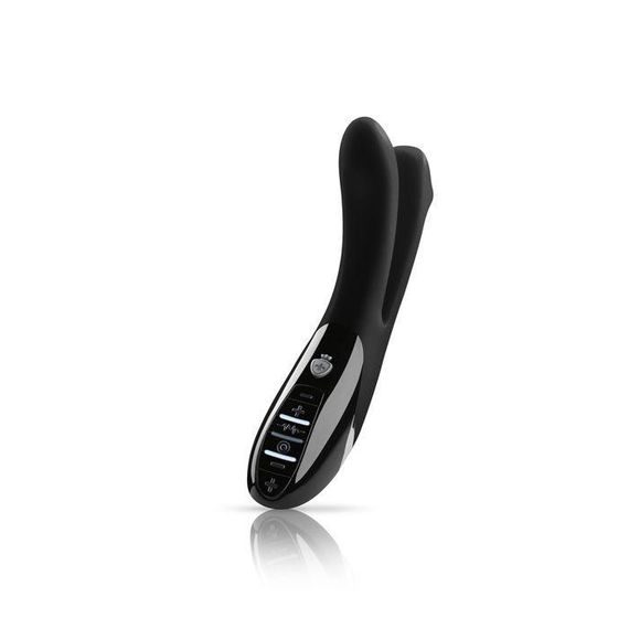 Вибратор двойной с электростимуляцией Mystim Tingling Aparte eStim Black, миостимулятор Sex Aura