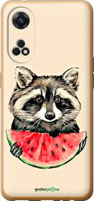 Чохол на Oppo Reno8 T Єнотик з кавуном "4605u-2969-2448"