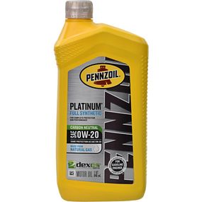 Моторна олива Pennzoil Platinum Fully Synthetic 0W-20 0.946л.