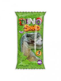 Набір для творчості "Кінетичний пісок "Dino Sand" DS-01-01, 150 г  Зелений