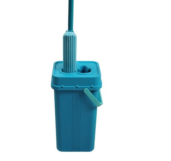 Набір для прибирання Motek відро на два відділи по 7 л, швабра та моп (MT-23)