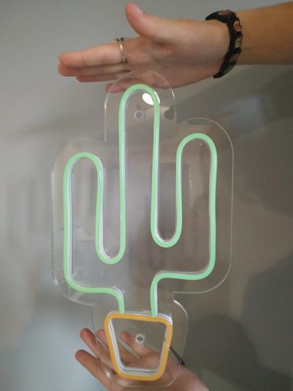 Неоновий світильник Кактус 190х320 acr-n000042 | Зображення 1