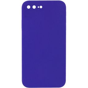 Чохол Silicone Case Square Full Camera Protective (AA) NOLOGO для Apple iPhone 7 plus/8 plus (5.5") Фіолетовий / Ultra Violet