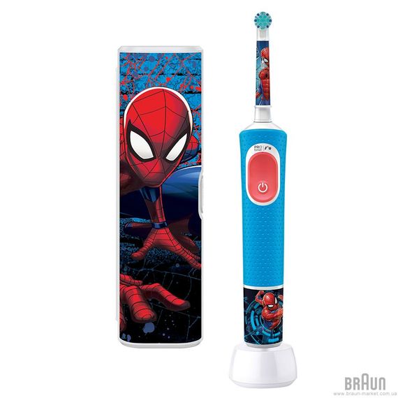 Електрощітка BRAUN Oral-B D103.413.2KX Spider-Man типу 3708 (3+) | Зображення 1