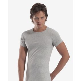 Футболка чоловіча з круглим вирізом горловини. 1060 OZTAS світло-сірий L