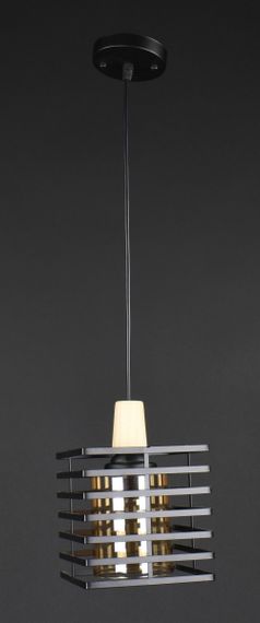 Люстра підвісна LOFT на 1 лампочку 27786 Чорний 30-100х16х16 см.