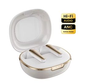 Беспроводные наушники TOOCKI TQ-EJ22 Bluetooth, с функцией шумоподавления - Белые