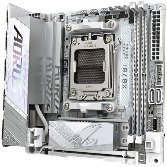 Материнская плата GIGABYTE X870I AORUS PRO ICE | Зображення 1