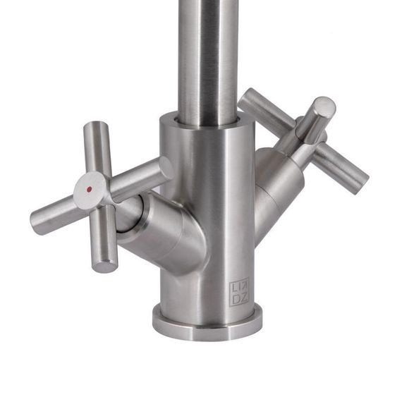 Змішувач для кухні Lidz Wind 161F двохвентильний LDWIN161FNKS46098 Nickel | Зображення 2