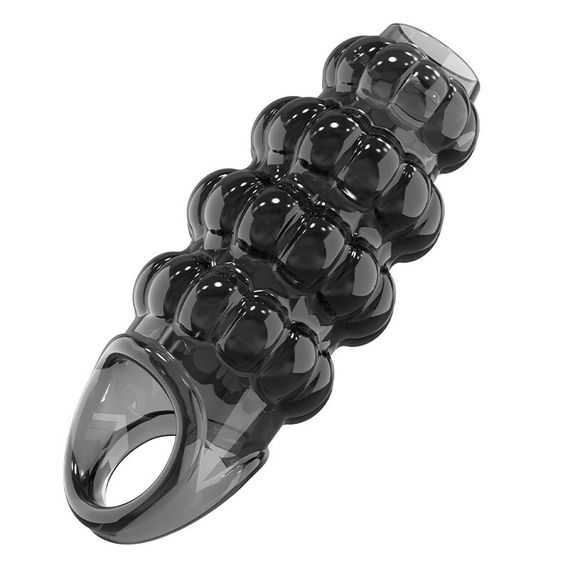 Насадка-экстендер MELEON Dominate Beads PS-16 для пениса с текстурированной поверхностью Sex Aura | Зображення 5