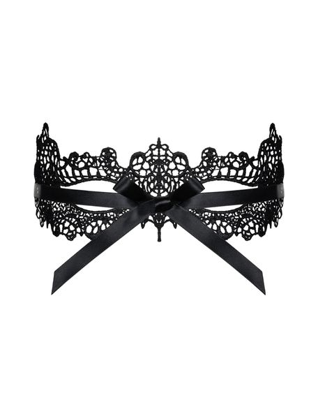 Мереживна маска Obsessive A701 mask, єдиний розмір, чорна | Зображення 2