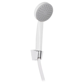 Душовий набір (шланг, лійка, кронштейн) білий Zerix SHOWER SET-02W (ZX3096)