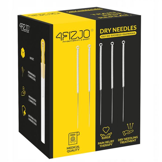 Голки акупунктурні 4FIZJO 0.3 х 30 мм з напрямною 100 шт 4FJ0549 (P-5907739318947) | Зображення 1