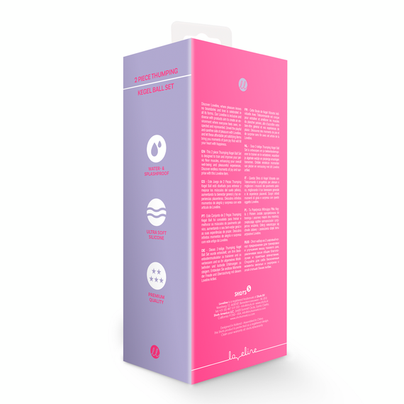 Вагінальні кульки Кегеля для тонусу м’язів рожеві Loveline (Нідерланди) sexstyle | Зображення 8