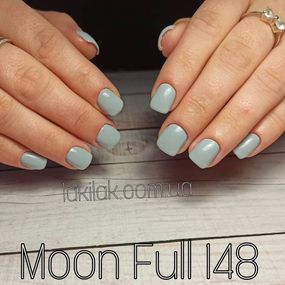 Гель-лак Moon Full №148 голубая сталь 8мл